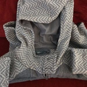 Prana L wool jacket. Teal/blue